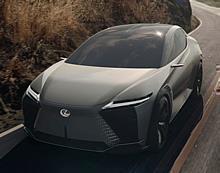 Weltpremiere des LF-Z Electrified, Konzept eines Elektrofahrzeugs als Repräsentant einer neuen Markenvision für Lexus und der Ziele, die mit der Elektrifizierung erreicht werden sollen